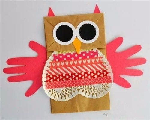 用过的纸袋带来幼儿园，我给你变个动物园出来！  第12张