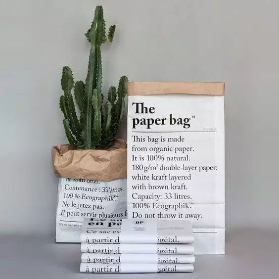 牛皮纸袋这么一套，绿萝都变洋气了  第12张