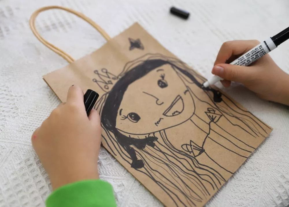 美工教室 | 牛皮纸袋创意画  第5张