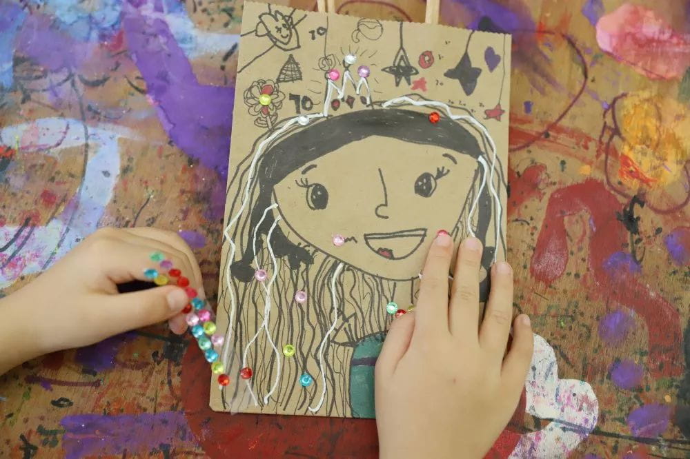 美工教室 | 牛皮纸袋创意画  第11张