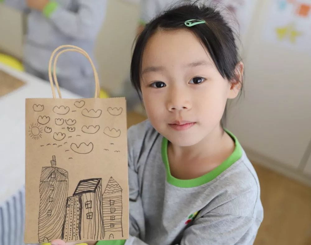 美工教室 | 牛皮纸袋创意画  第7张