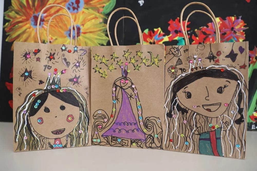 美工教室 | 牛皮纸袋创意画  第14张