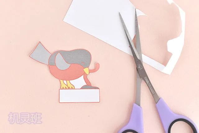 儿童环保手工：回收牛皮纸袋制作小鸟乐园(步骤图解)  第2张