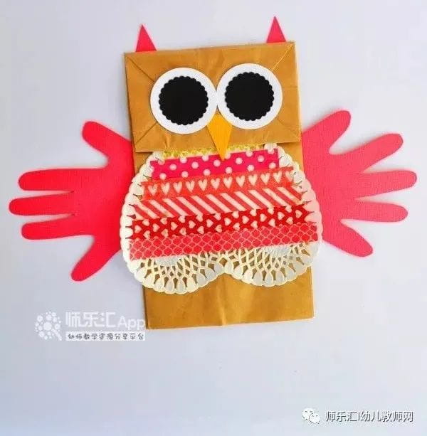 环保手工 | 自制纸袋小动物  第5张